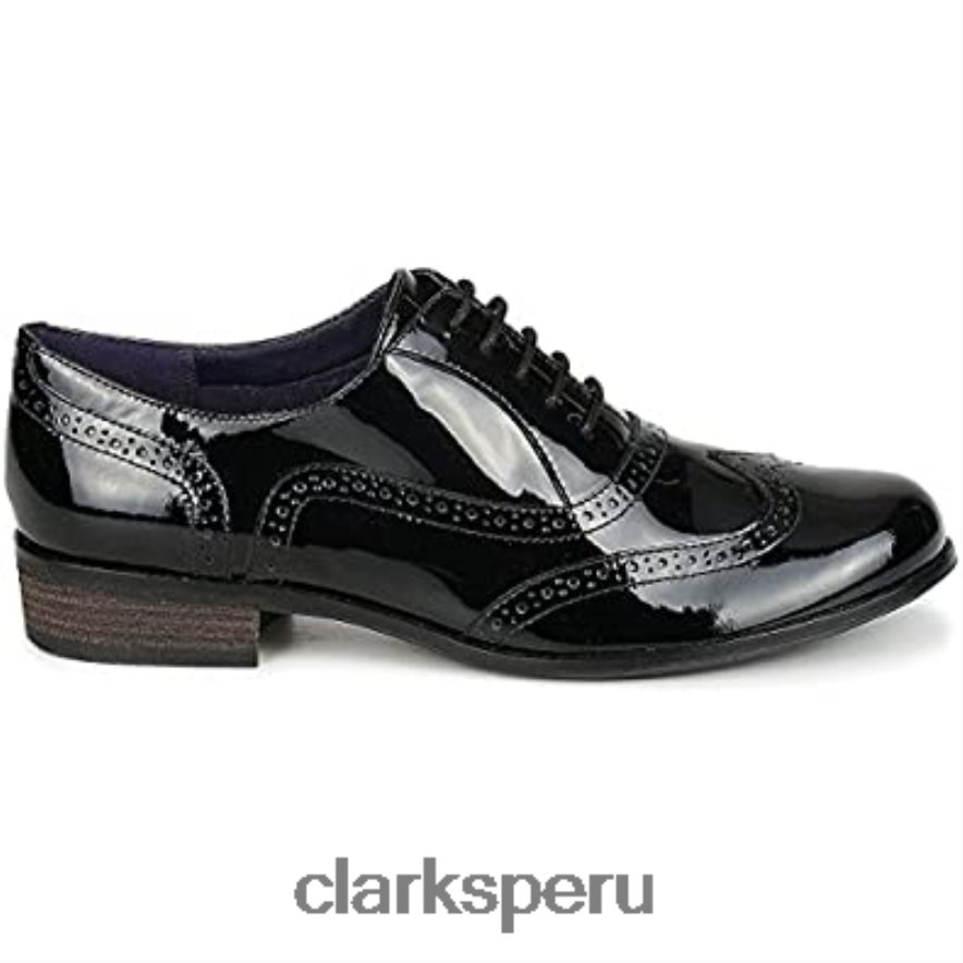 Zapatos derby con cordones clarks hamble oak mujer negro mujer Clarks 40N4LX657