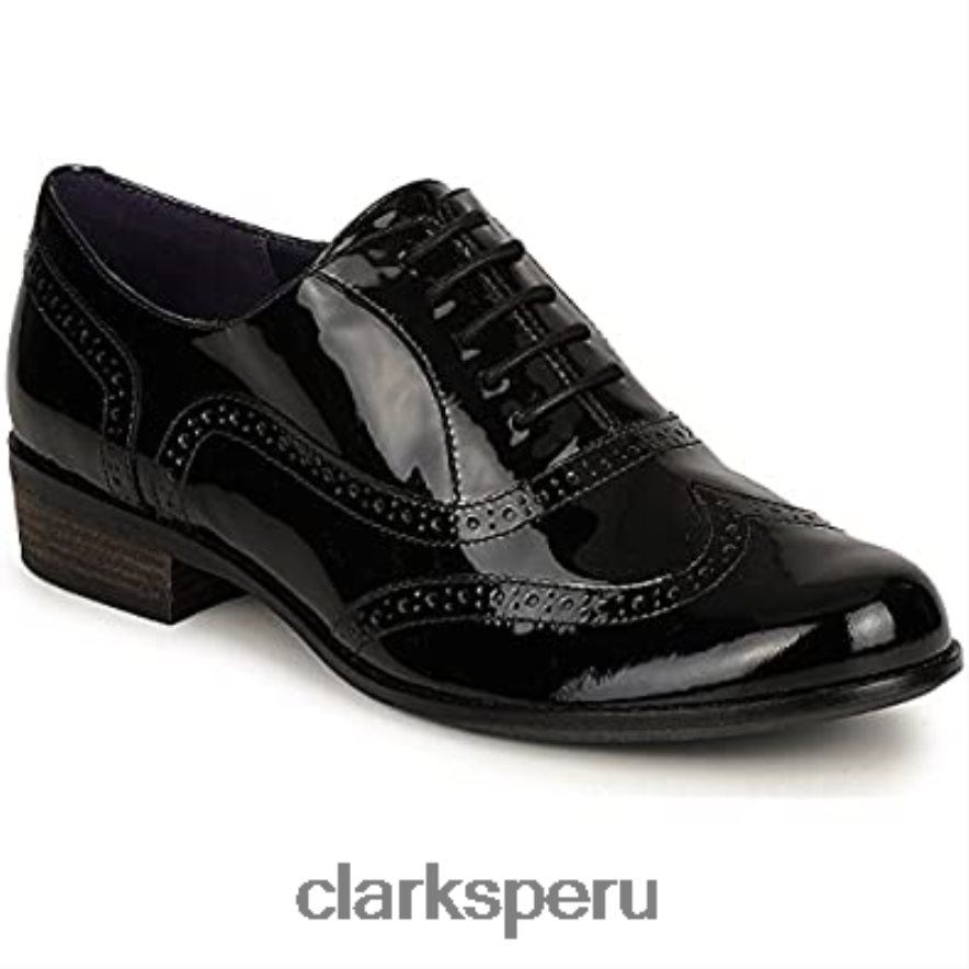 Zapatos derby con cordones clarks hamble oak mujer negro mujer Clarks 40N4LX657