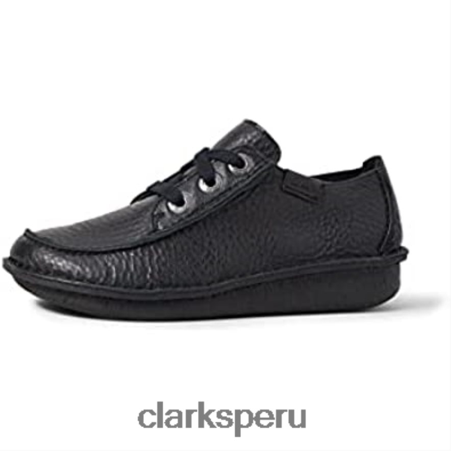 clarks negros fun ny dream derbys para mujer mujer Clarks 40N4LX2171 cuero negro