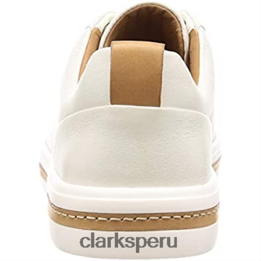 zapatos derby de encaje clarks un maui de cuero blanco blanco para mujer mujer Clarks 40N4LX785 cuero blanco blanco