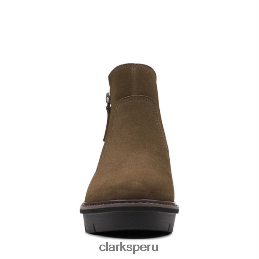airabell zip gamuza oliva oscuro clarks gamuza oliva oscuro mujer Clarks 40N4LX6439 ante oliva oscuro
