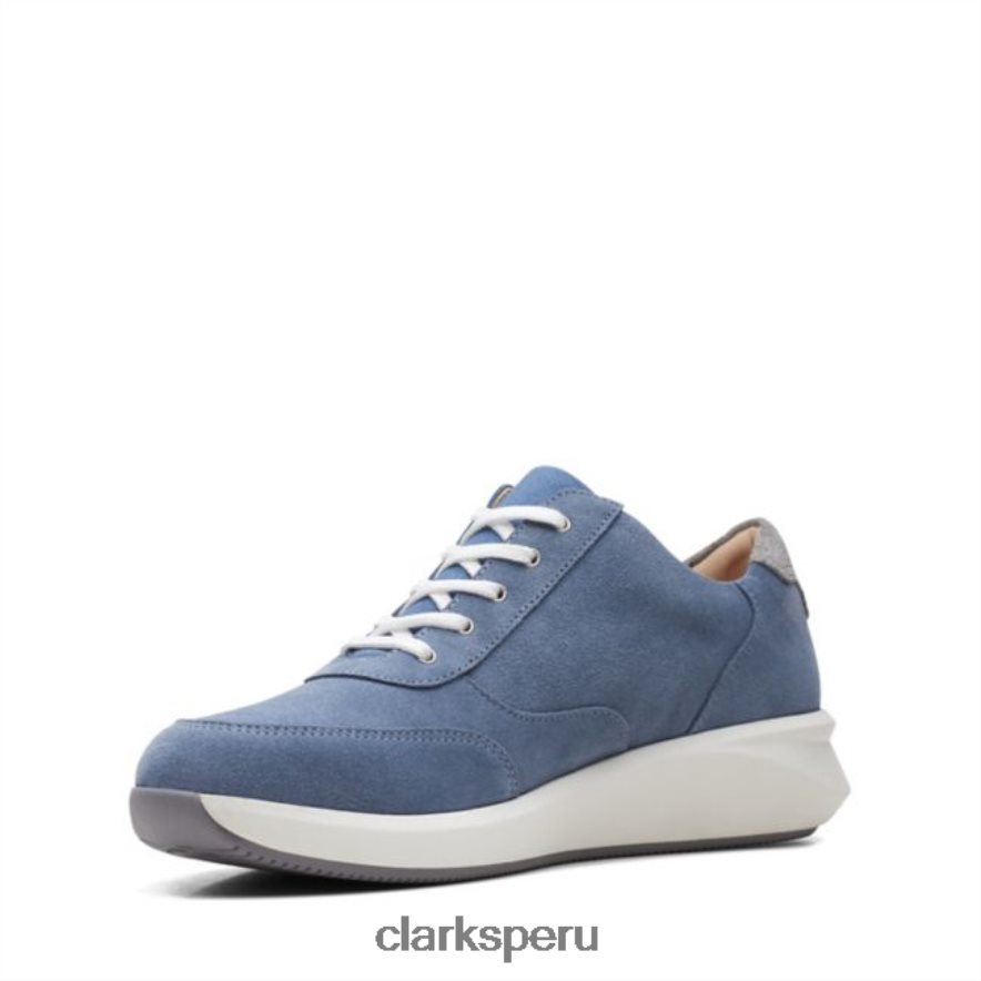ante azul denim clarks un rio zip ante azul denim mujer Clarks 40N4LX5984 gamuza azul denim