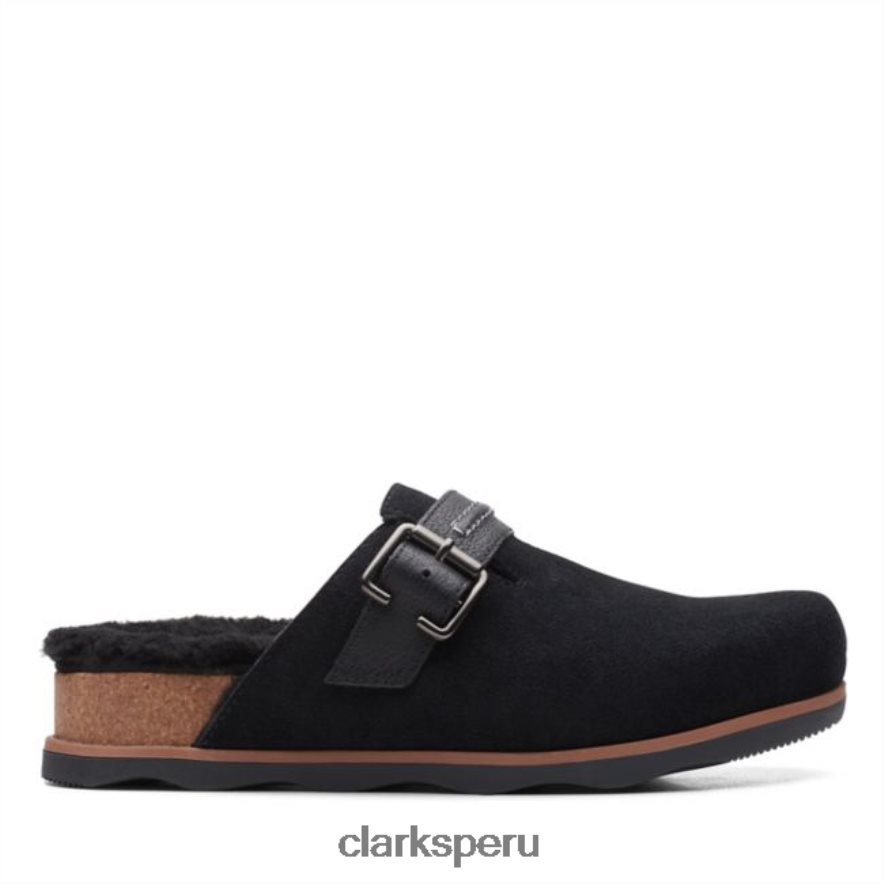 ante negro clarks brynn slide ante negro mujer Clarks 40N4LX6328 ante negro