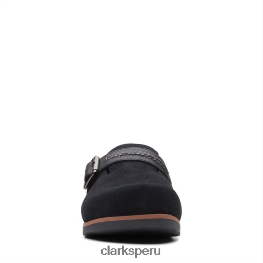 ante negro clarks brynn slide ante negro mujer Clarks 40N4LX6328 ante negro