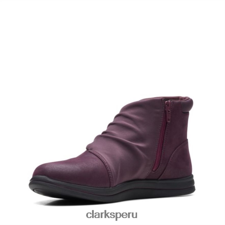 borgoña clarks brisa anochecer borgoña mujer Clarks 40N4LX6240 borgoña