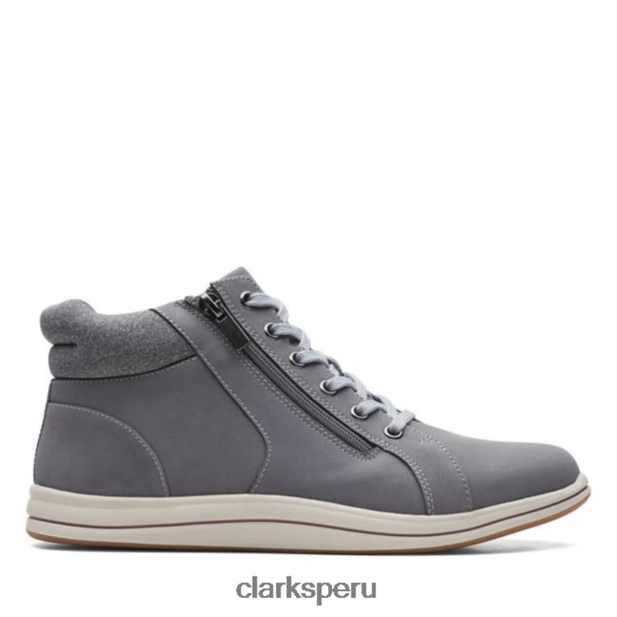 brisa deslizamiento gris oscuro clarks gris oscuro mujer Clarks 40N4LX6269 gris oscuro