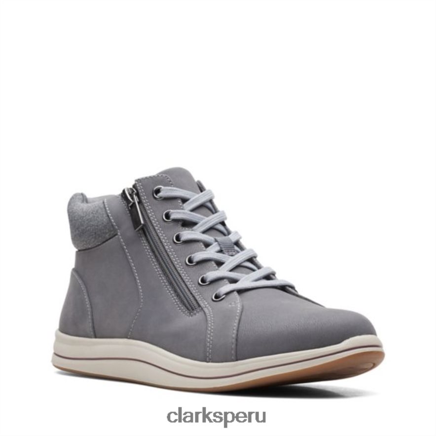 brisa deslizamiento gris oscuro clarks gris oscuro mujer Clarks 40N4LX6269 gris oscuro