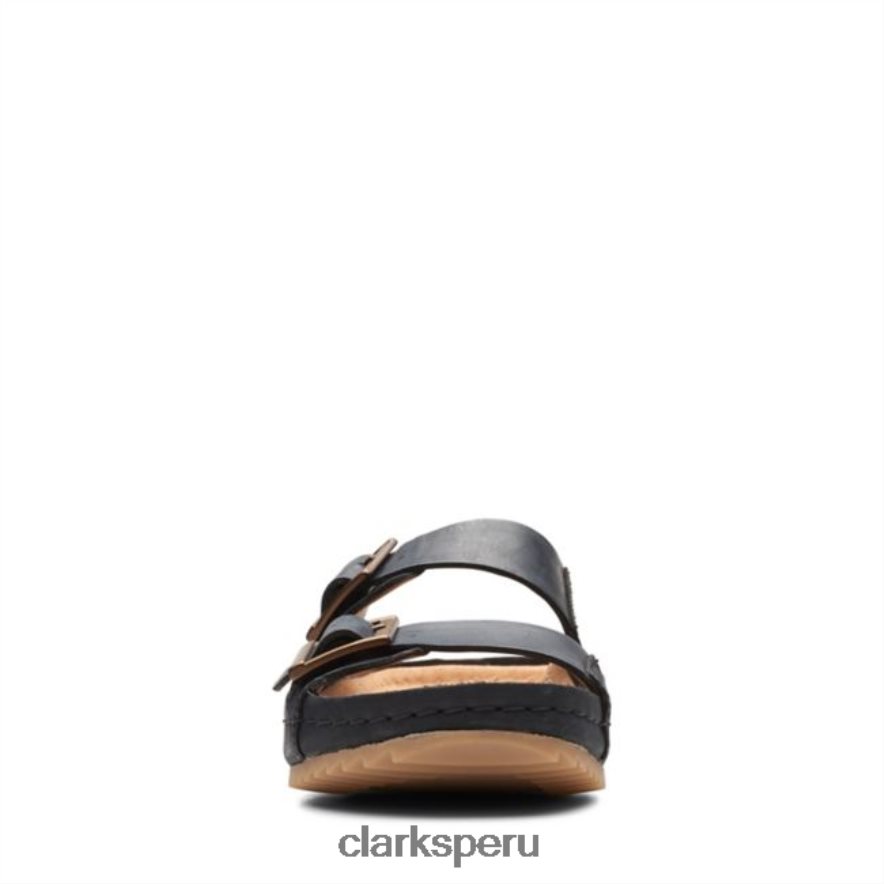 brookleigh sun cuero negro clarks cuero negro mujer Clarks 40N4LX5215 cuero negro