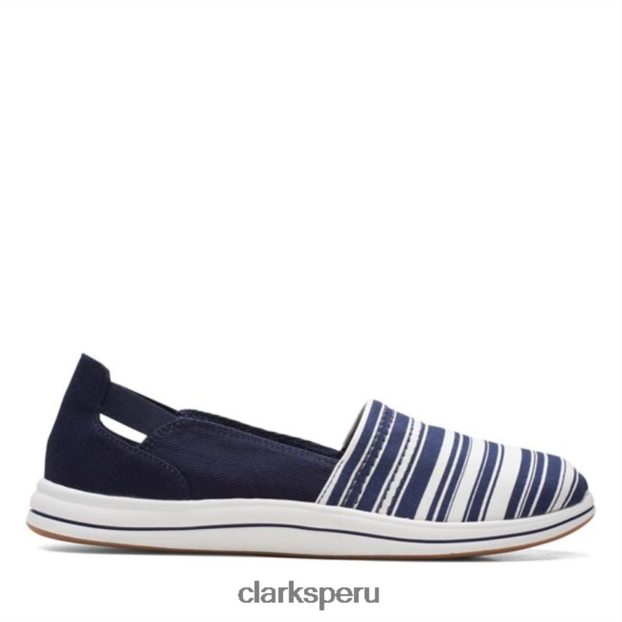 clarks azul marino/blanco brisa paso azul marino/blanco mujer Clarks 40N4LX6417 azul marino/blanco