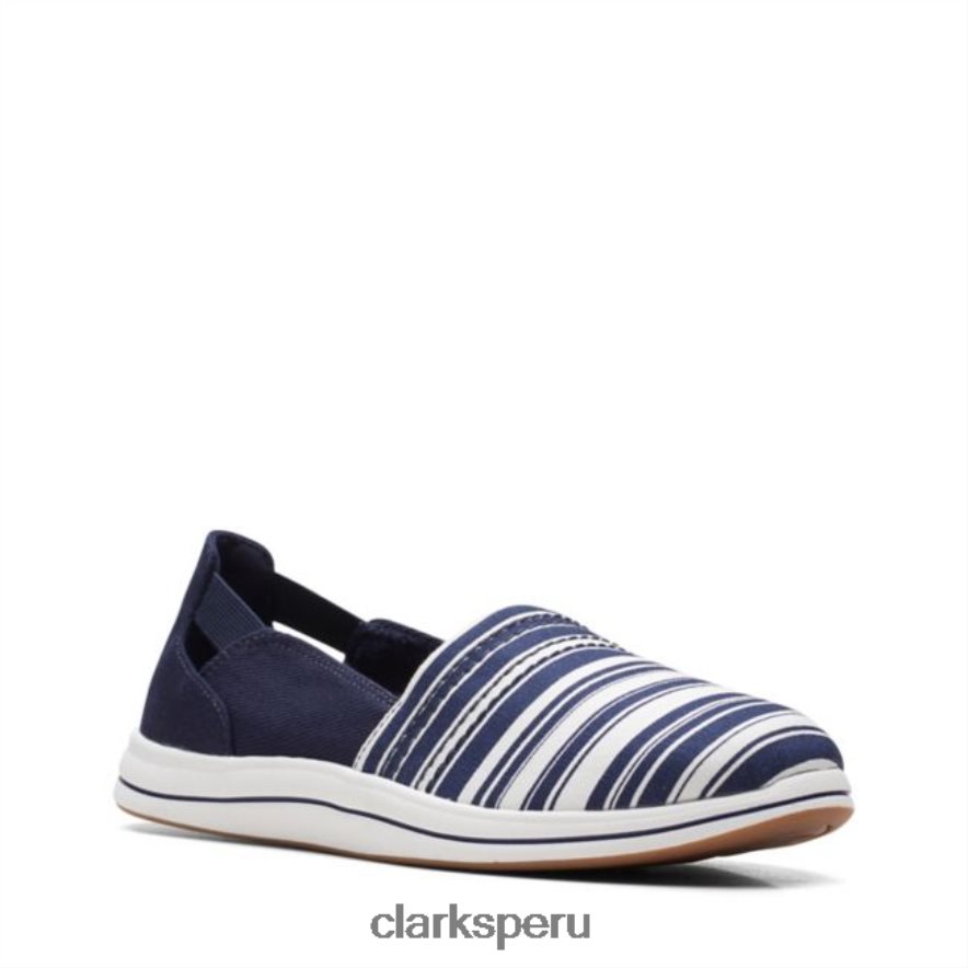 clarks azul marino/blanco brisa paso azul marino/blanco mujer Clarks 40N4LX6417 azul marino/blanco