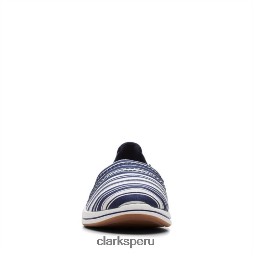 clarks azul marino/blanco brisa paso azul marino/blanco mujer Clarks 40N4LX6417 azul marino/blanco