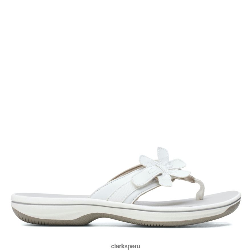 clarks blancos brinkley flora blanco mujer Clarks 40N4LX6424 blanco