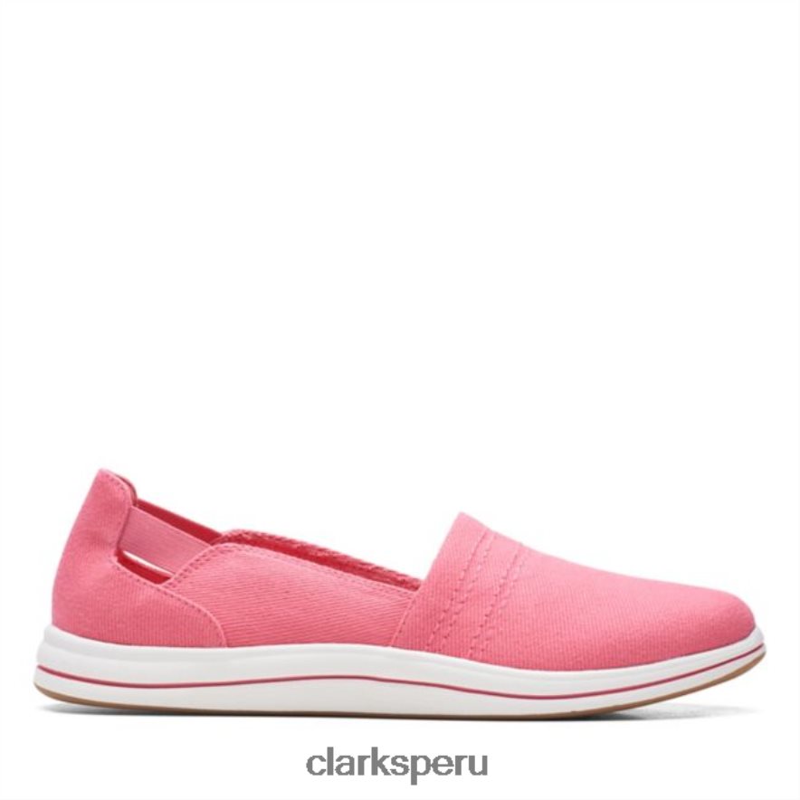 clarks brisa paso coral brillante coral brillante mujer Clarks 40N4LX6530 coral brillante