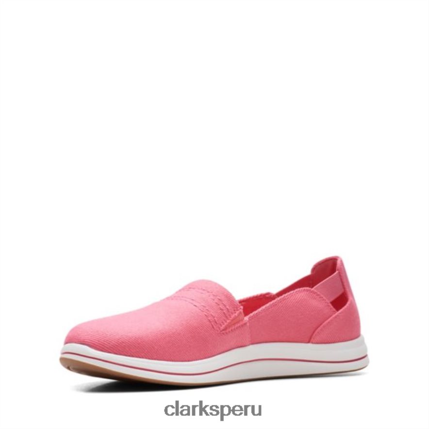 clarks brisa paso coral brillante coral brillante mujer Clarks 40N4LX6530 coral brillante