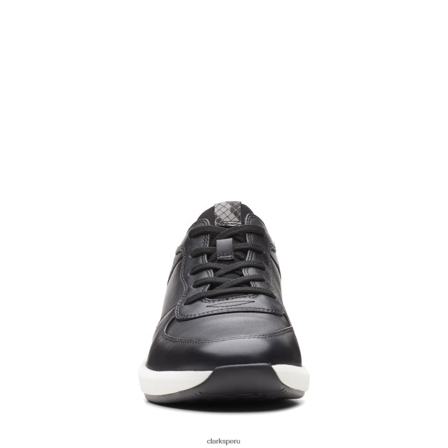 clarks combi cuero negro un rio sprint mujer Clarks 40N4LX3188 cuero combinado negro