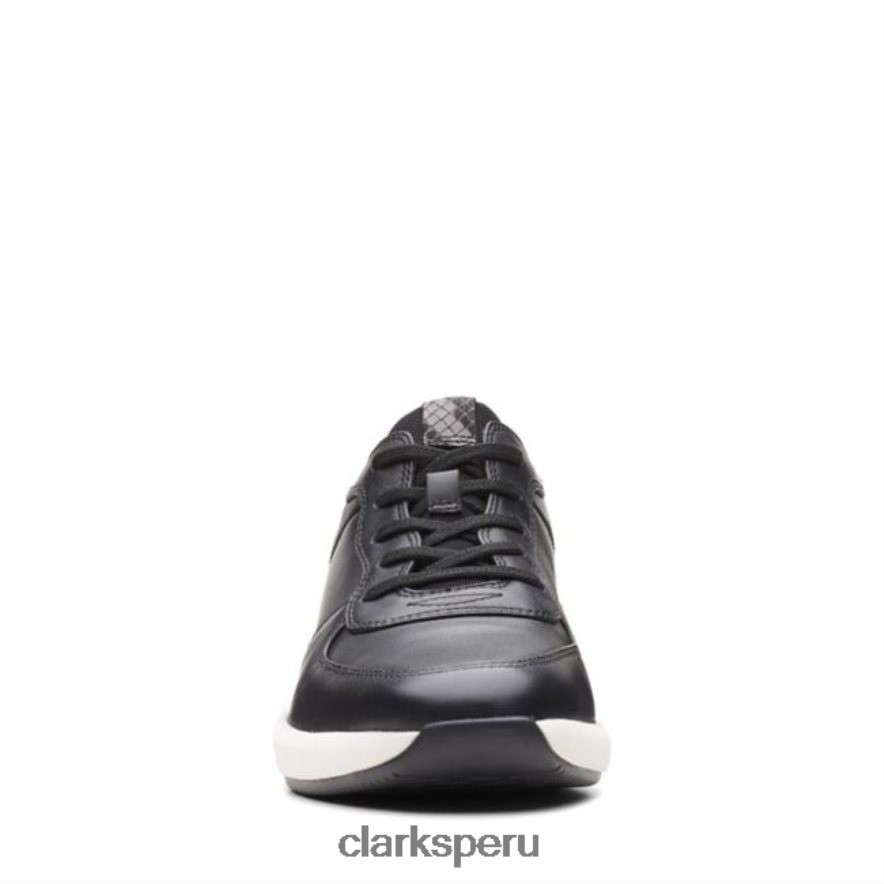 clarks cuero combinado negro un rio sprint cuero combinado negro mujer Clarks 40N4LX6481 cuero combinado negro