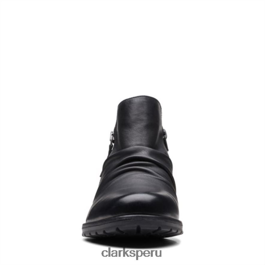 clarks cuero negro clarkwell zip cuero negro mujer Clarks 40N4LX6025 cuero negro