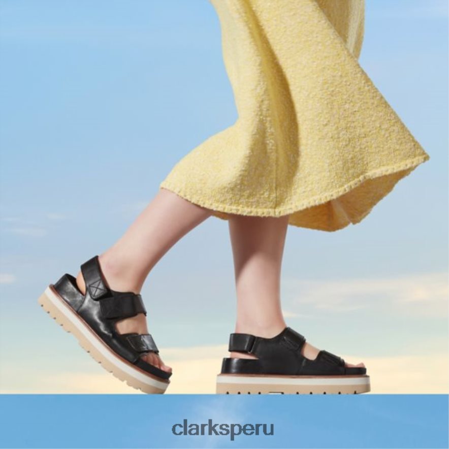 clarks cuero negro orianna sea cuero negro mujer Clarks 40N4LX6377 cuero negro