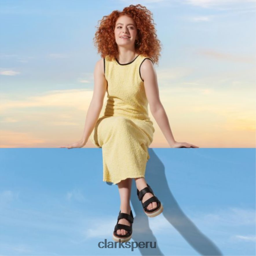 clarks cuero negro orianna sea cuero negro mujer Clarks 40N4LX6377 cuero negro