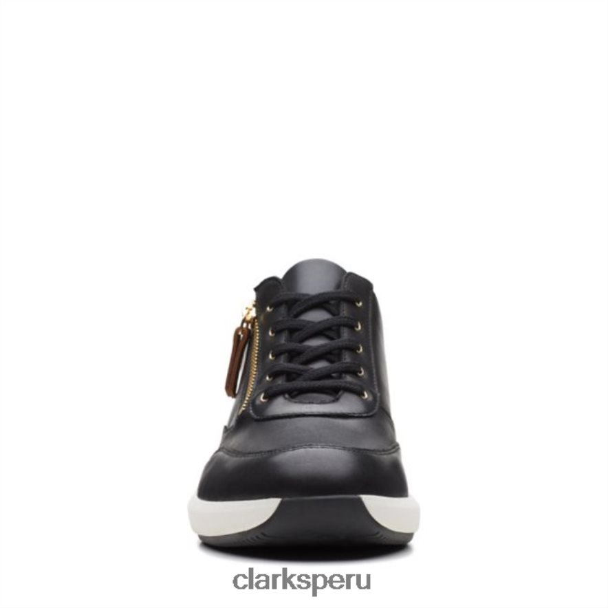 clarks cuero negro un rio zip cuero negro mujer Clarks 40N4LX5985 cuero negro