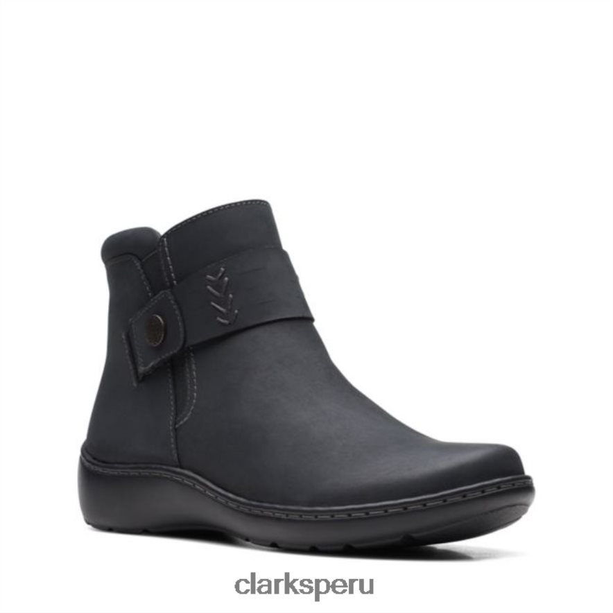 clarks de cuero negro cora rae cuero negro mujer Clarks 40N4LX6148 cuero negro