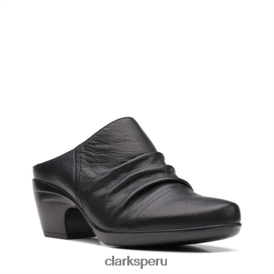 clarks emily charm cuero negro cuero negro mujer Clarks 40N4LX6346 cuero negro