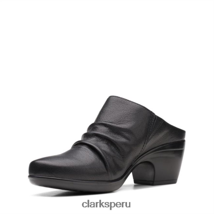 clarks emily charm cuero negro cuero negro mujer Clarks 40N4LX6346 cuero negro