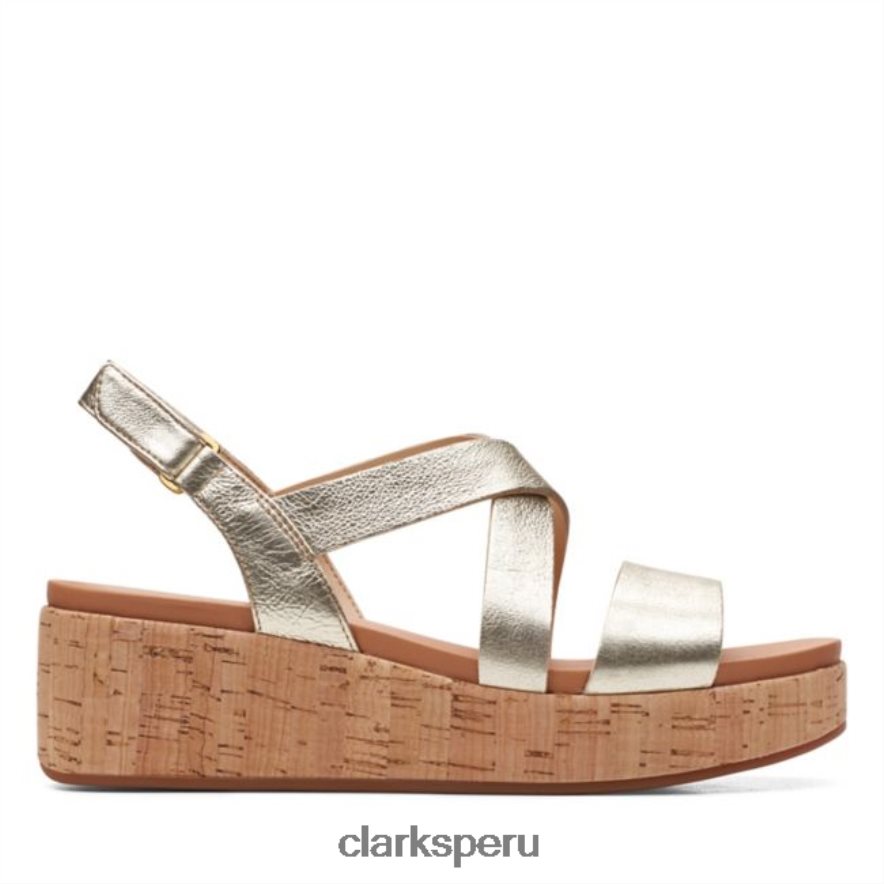 clarks kimmei corcho champán champán mujer Clarks 40N4LX5218 champán