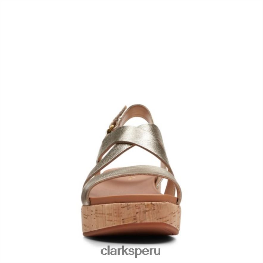 clarks kimmei corcho champán champán mujer Clarks 40N4LX5218 champán