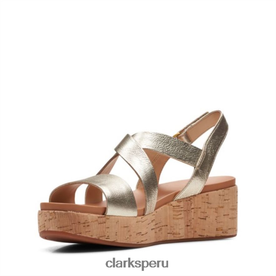 clarks kimmei corcho champán champán mujer Clarks 40N4LX5218 champán