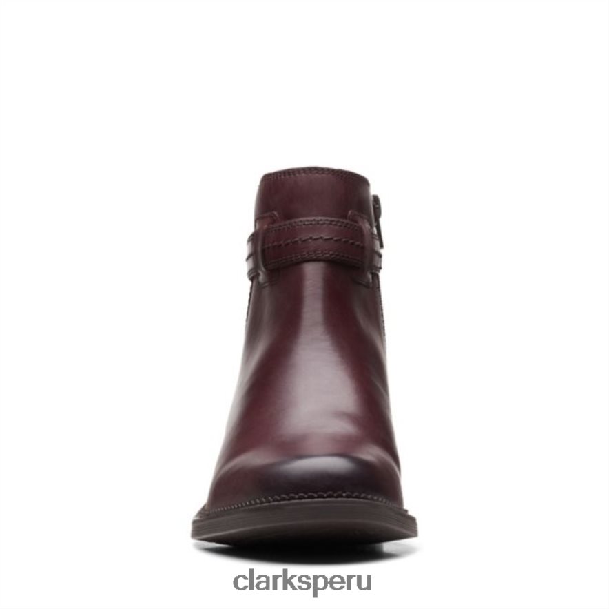 clarks maye facilidad cuero marrón oscuro cuero marrón oscuro mujer Clarks 40N4LX5986 cuero marrón oscuro