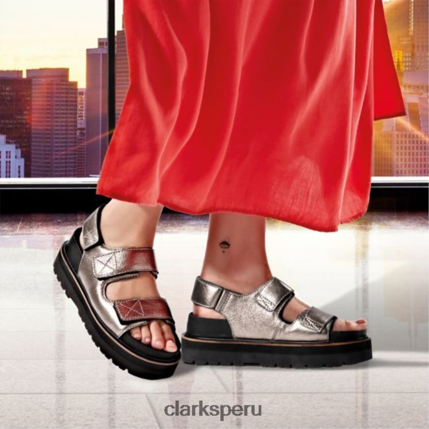 clarks metálico orianna mar metálico mujer Clarks 40N4LX5241 metálico