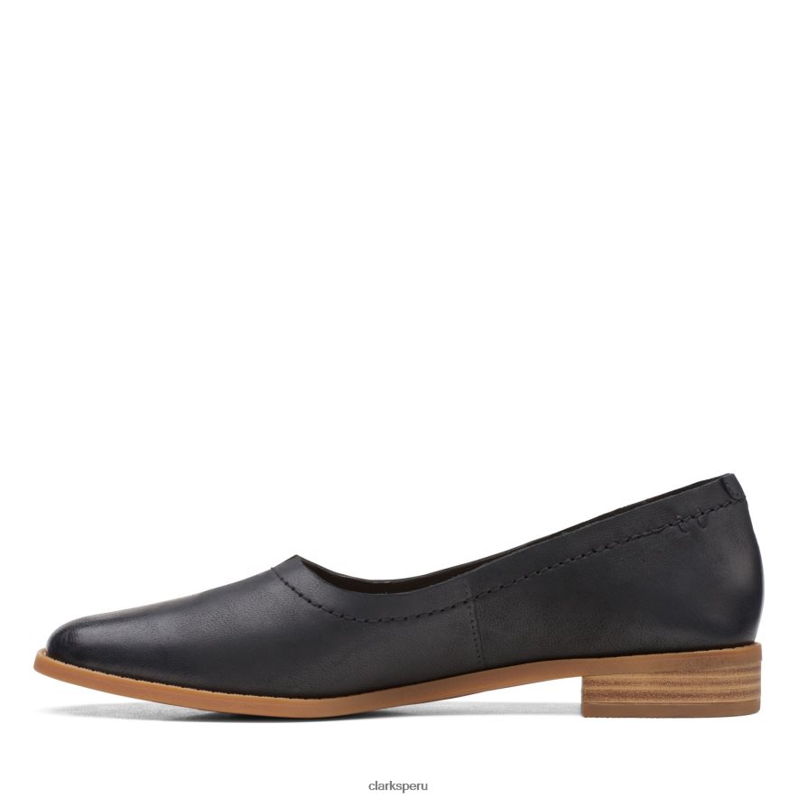 clarks puro paseo cuero negro mujer Clarks 40N4LX3117 cuero negro