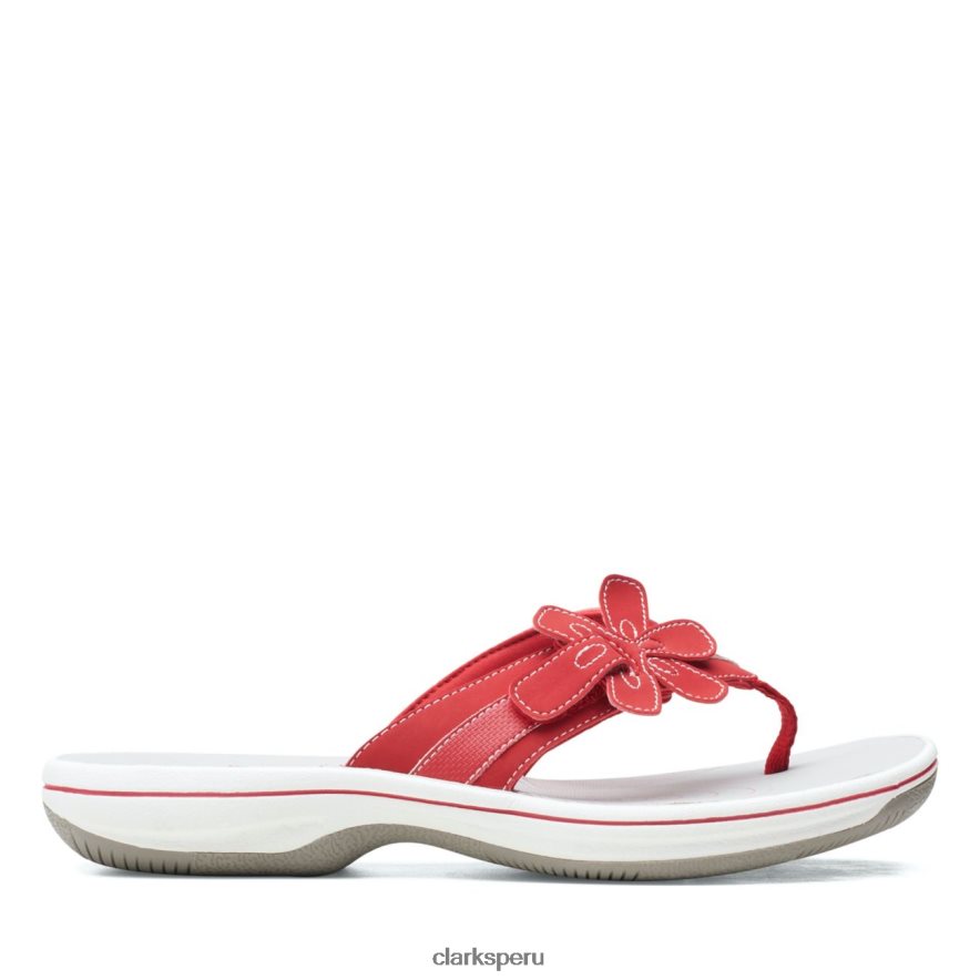 clarks red brinkley flora rojo mujer Clarks 40N4LX6425 rojo