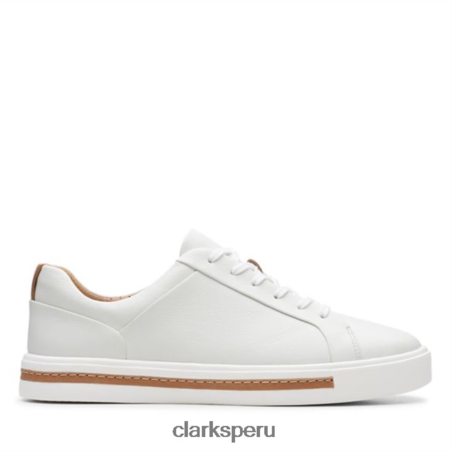 clarks un maui encaje cuero blanco cuero blanco mujer Clarks 40N4LX5066 cuero blanco