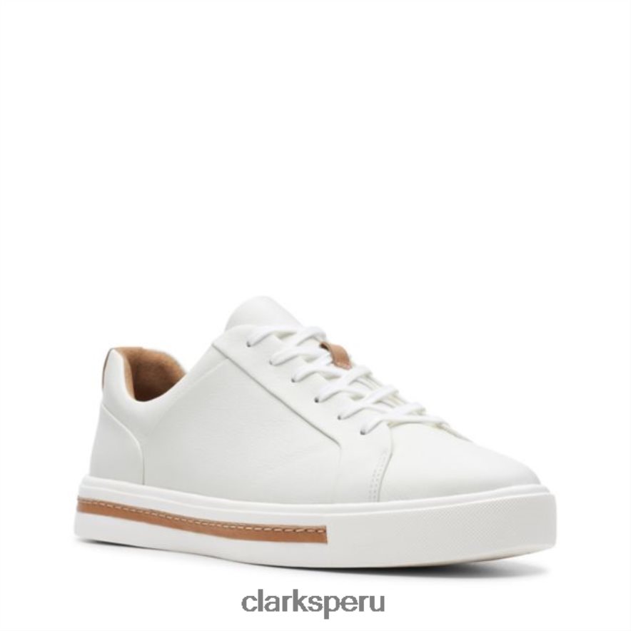 clarks un maui encaje cuero blanco cuero blanco mujer Clarks 40N4LX5066 cuero blanco