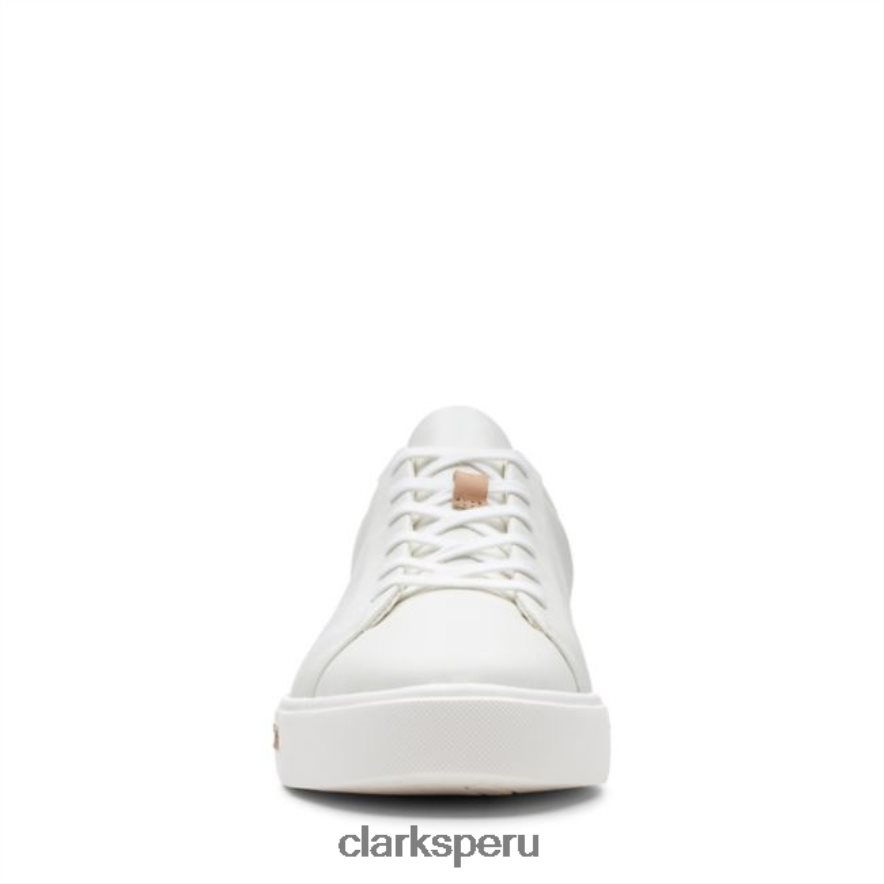 clarks un maui encaje cuero blanco cuero blanco mujer Clarks 40N4LX5066 cuero blanco