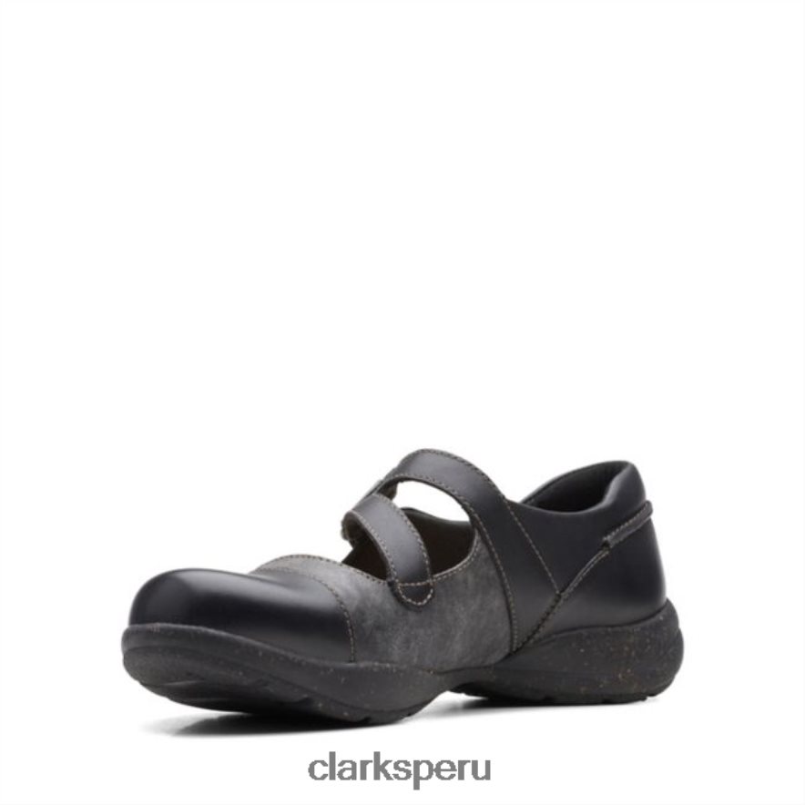 combinación negra clarks roseville jane combinación negra mujer Clarks 40N4LX6323 combinación negra