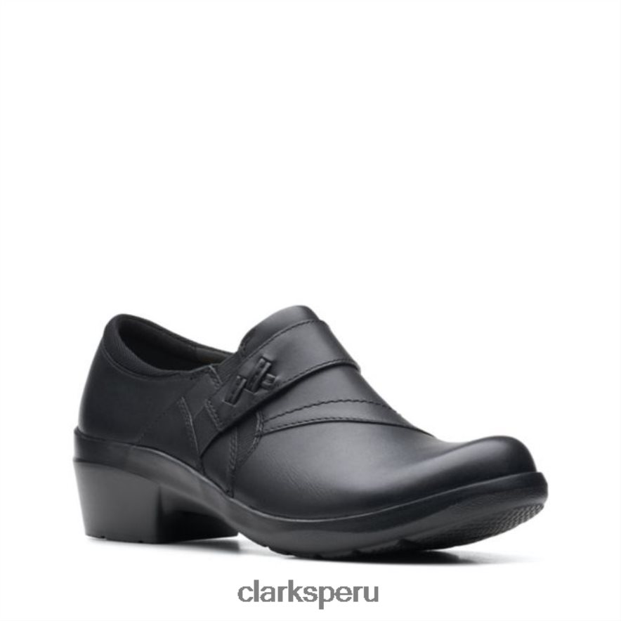 cuero negro clarks angie perla cuero negro mujer Clarks 40N4LX6024 cuero negro
