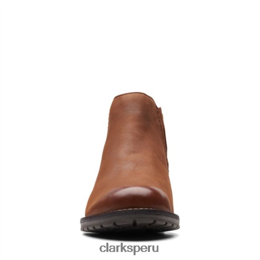 cuero tostado oscuro clarks clarkwell demi cuero tostado oscuro mujer Clarks 40N4LX6027 cuero bronceado oscuro