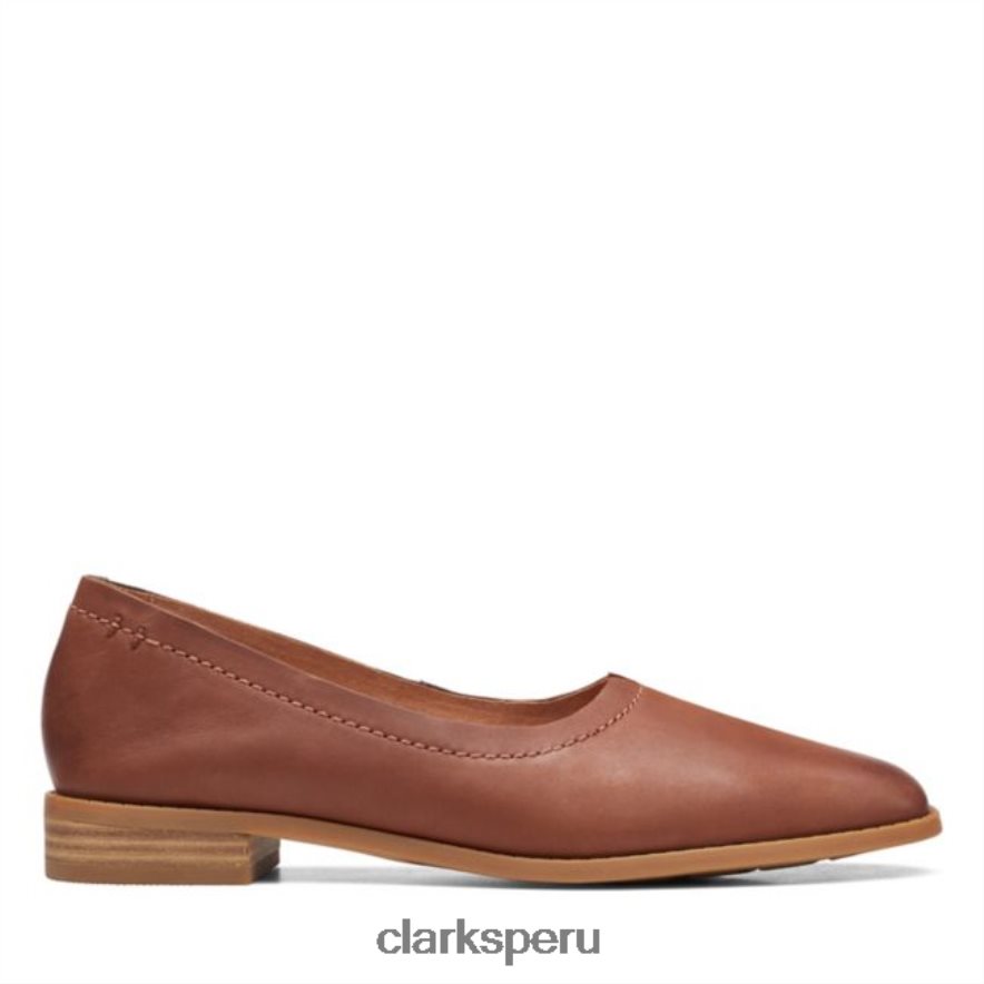 cuero tostado oscuro clarks pure walk cuero tostado oscuro mujer Clarks 40N4LX6112 cuero bronceado oscuro