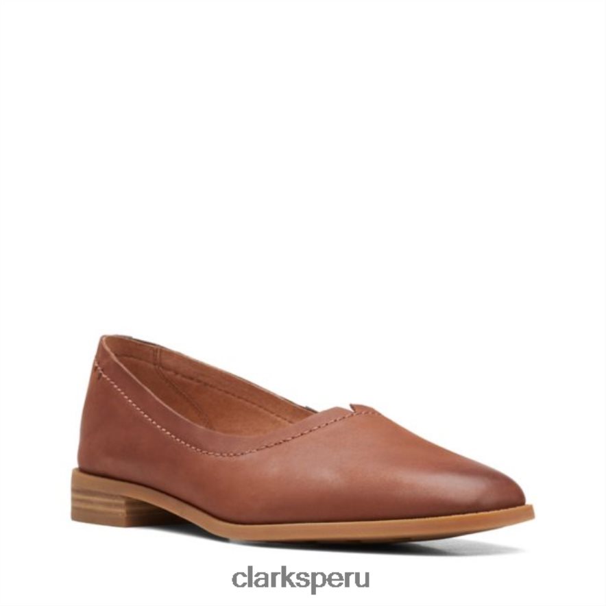 cuero tostado oscuro clarks pure walk cuero tostado oscuro mujer Clarks 40N4LX6112 cuero bronceado oscuro