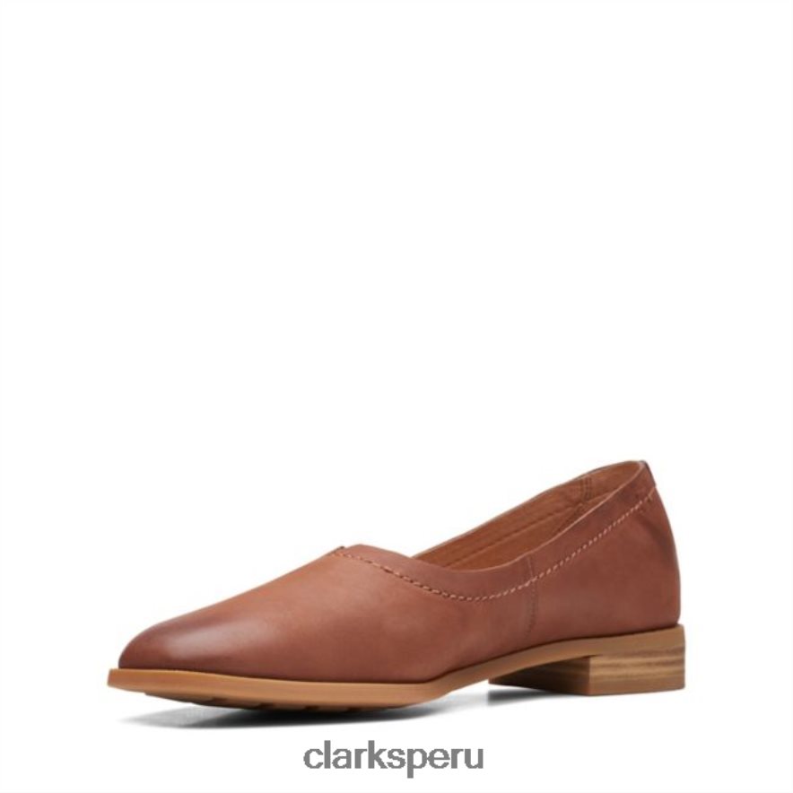 cuero tostado oscuro clarks pure walk cuero tostado oscuro mujer Clarks 40N4LX6112 cuero bronceado oscuro