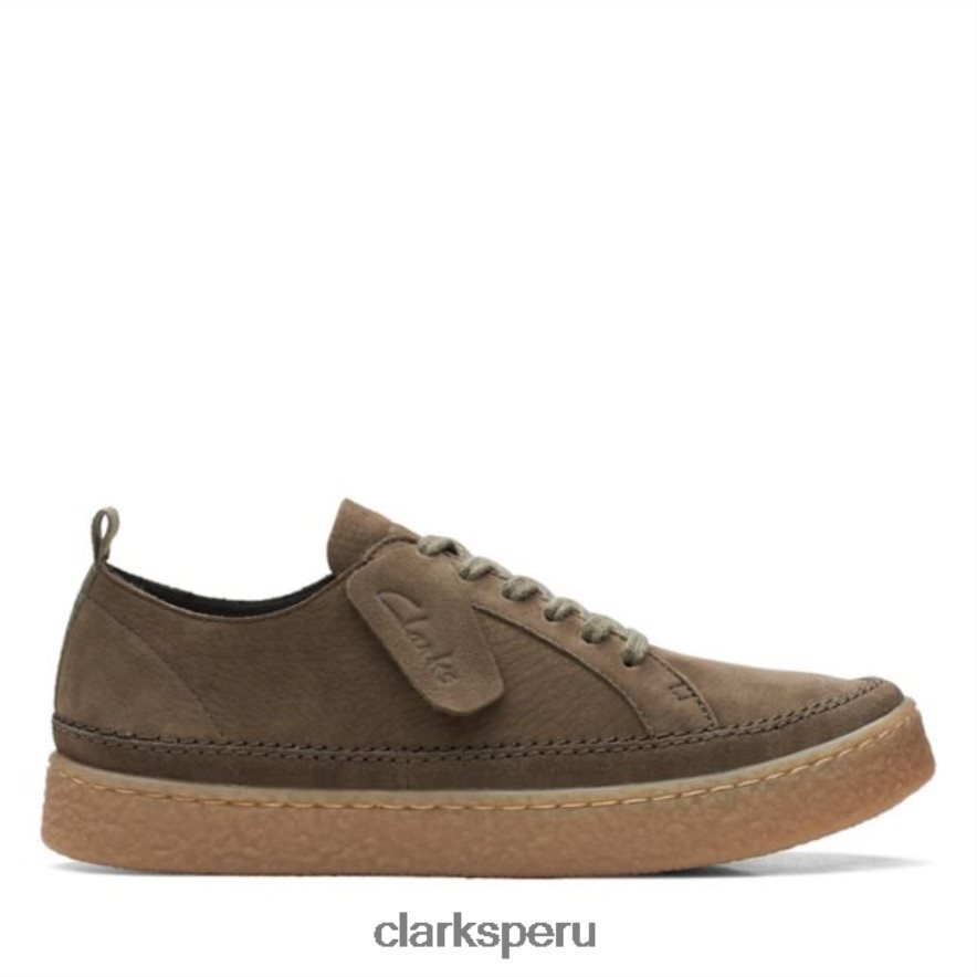 encaje de barleigh nubuck oliva oscuro clarks nubuck oliva oscuro mujer Clarks 40N4LX6117 nubuck oliva oscuro