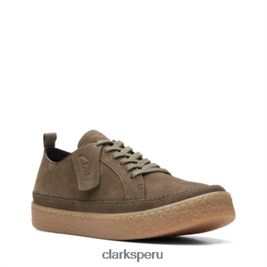 encaje de barleigh nubuck oliva oscuro clarks nubuck oliva oscuro mujer Clarks 40N4LX6117 nubuck oliva oscuro