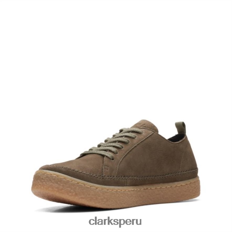 encaje de barleigh nubuck oliva oscuro clarks nubuck oliva oscuro mujer Clarks 40N4LX6117 nubuck oliva oscuro