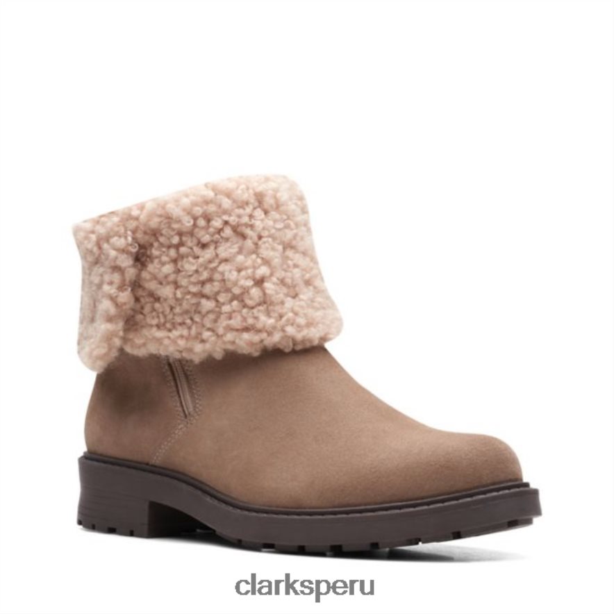 gamuza guijarro clarks opal zip gamuza guijarro mujer Clarks 40N4LX6168 gamuza guijarro