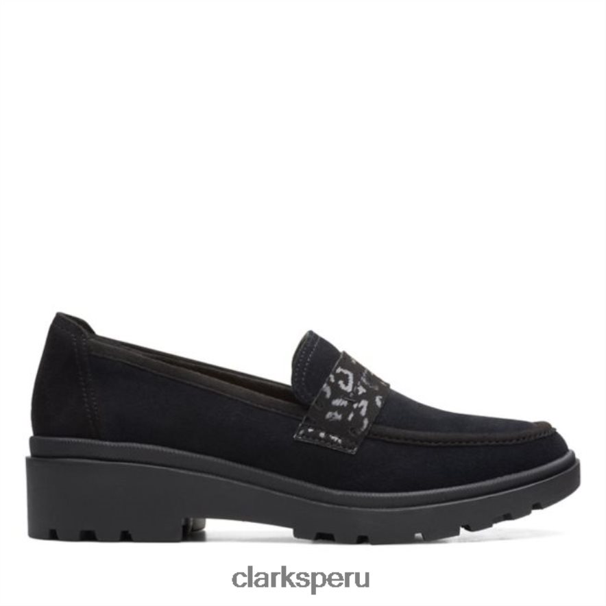 gamuza negra calla facilidad clarks de gamuza negra mujer Clarks 40N4LX6020 ante negro