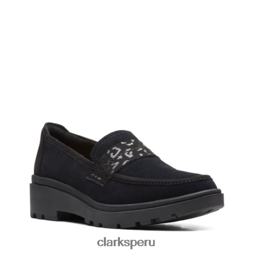 gamuza negra calla facilidad clarks de gamuza negra mujer Clarks 40N4LX6020 ante negro