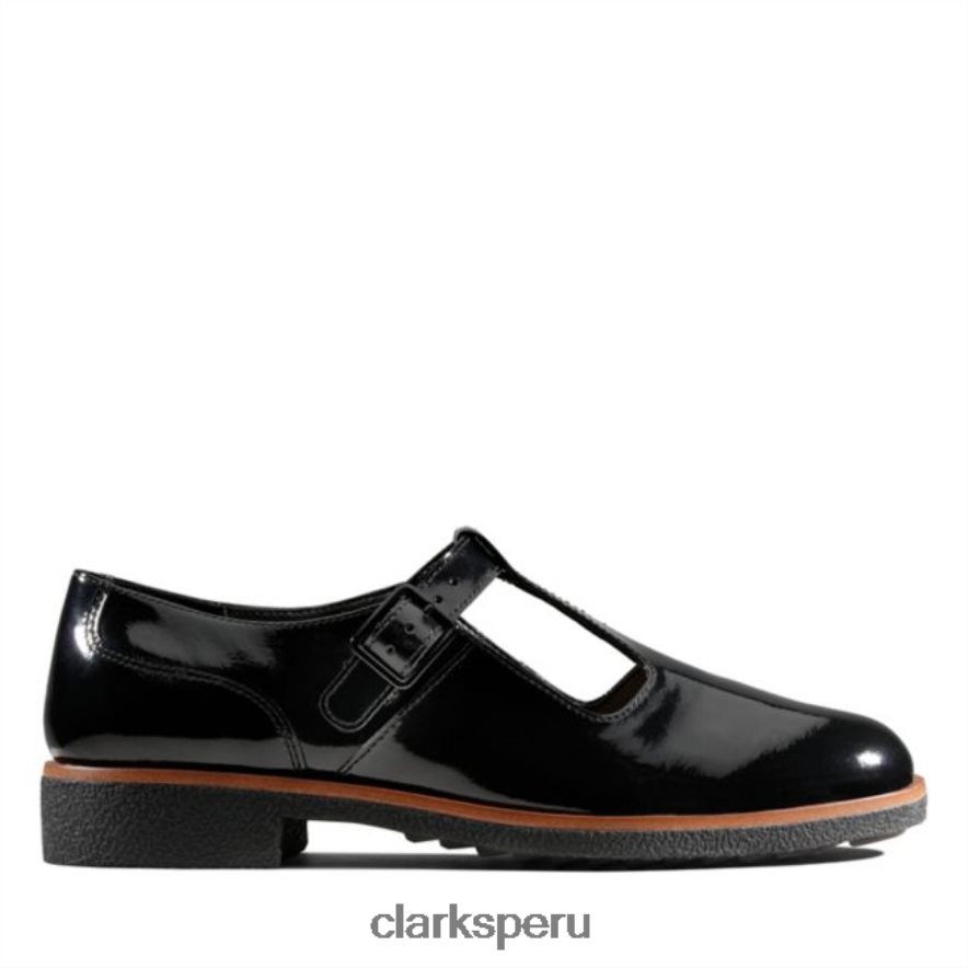 griff town patente negra clarks patente negra mujer Clarks 40N4LX5063 charol negro